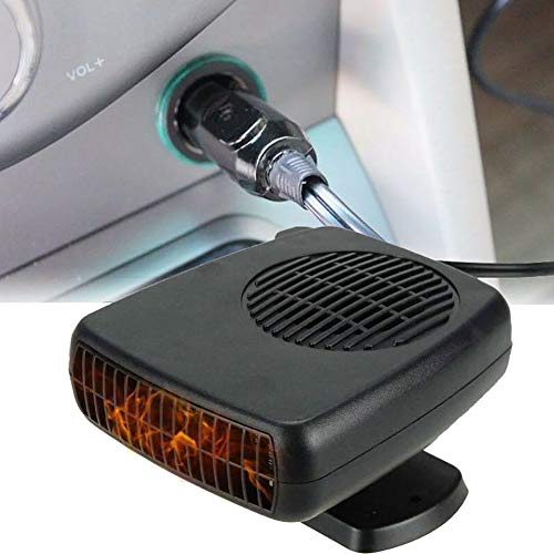 Car Heater 12V 200W, Autoheizung Winterheizung mit Kalt und Heißluft 2 in 1 tragbare Auto Defroster 360°c drehbare Heizlüfter Demister schnelle Heizung Geräuscharm Innenraumheizung Entfroster von BYNYXI