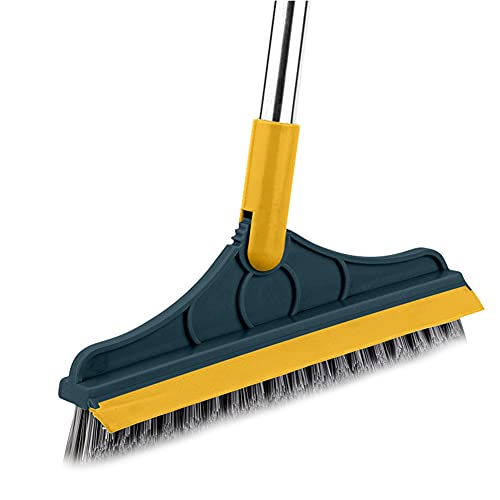 Fliesenbürste mit Stiel, 2 in 1 Verstellbare V-förmige Floor Scrub Brush Tile Gap Brush Multifunctional Cleaning Brush Fugenbürste mit Stiff Bristles Scrub Brush Scrubber Brush for Bedroom,106cm von BYNYXI