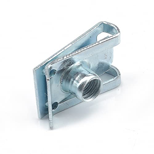 BYNYXI Gewinde Clip Mutter Set, 10 Stück M4 M5 M6 M8 Edelstahl Blechmutter Klemmmuttern U-Clips Schnappmutter Set Spire Clip Hole Fasteners Flachwinkelmutter Befestigungssortiment Typ B-Membranmutter BYNYXI Gewinde Clip Mutter Set, 10 Stück M4 M5 M6 M8 Edelstahl Blechmutter Klemmmuttern U-Clips Schnappmutter Set Spire Clip Hole Fasteners Flachwinkelmutter Befestigungssortiment Typ B-Membranmutter von BYNYXI