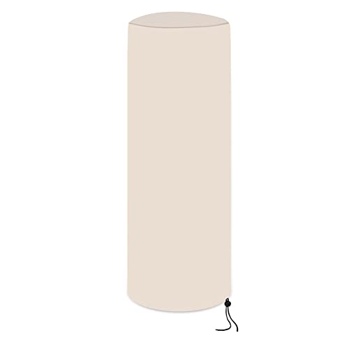 Patio Heizungsabdeckung, Heizstrahler Abdeckung Oxford Terrassenheizer Heizpilz Abdeckung Wetterfest Staubschutzhülle Haube Abdeckplane UV-Schutz Wetterschutzhülle für Terrassenheizer-120cmx50cm von BYNYXI