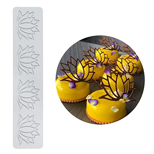 Spitze Kuchenformen, Blume Muster Silikon Spitze Matte 3D Gänseblümchen Lotus Sonnenblume Kuchenform Polymer Cay Fondant Fondant Matte Muster Prägematte Strukturmatte Spitze Geprägte Tortendeko von BYNYXI