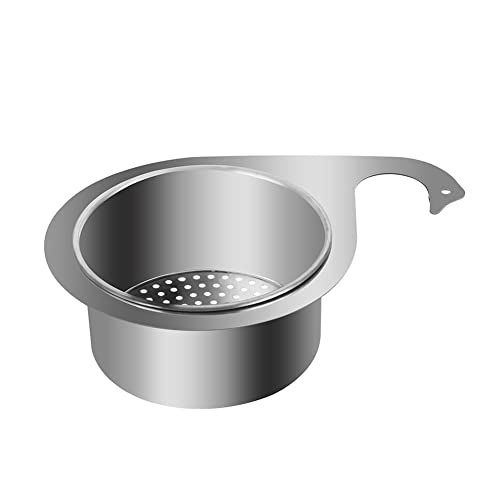 Waschbecken Sieb Dreieckig, 304 Edelstahl Abflusskorb Sink Strainer Basket Spülbecken Organizer Waschbecken Filterablage Spüle Abfluss Teesieb Abflusskorb Lagerregal für Gemüse Obst Küche von BYNYXI