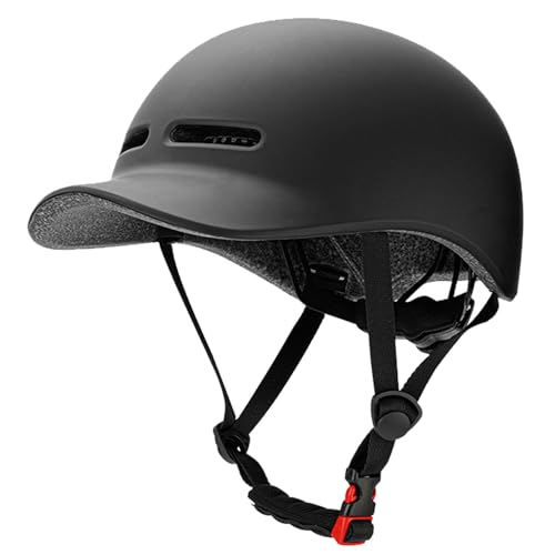 Retro Helm Motorrad Halbschalenhelm Retro Helm mit ece zulassung,Baseball-Helme Motorrad Halbhelm MäNner Frauen Mofa Helm C,58-61CM von BYOUQ