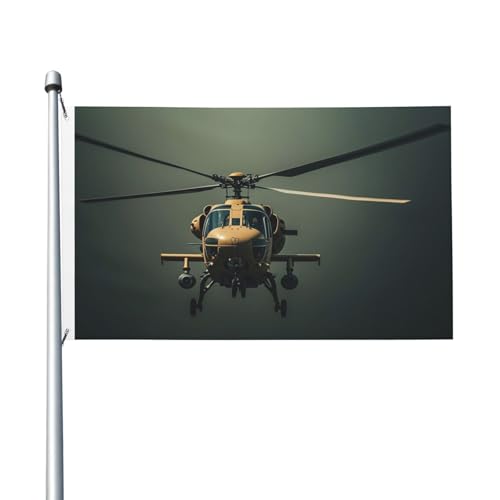 Hubschrauber-Willkommensflagge, 90 x 150 cm, kein Verblassen, doppelseitige Hausflaggen, Outdoor-Banner, Dekoration für Innenhof, Veranda, Rasen Hubschrauber-Willkommensflagge, 90 x 150 cm, kein Verblassen, doppelseitige Hausflaggen, Outdoor-Banner, Dekoration für Innenhof, Veranda, Rasen von BYPPJGH