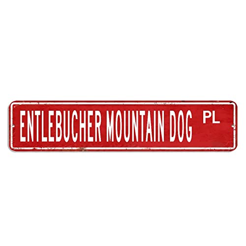 Entlebucher Sennenhund Metallschild Entlebucher Sennenhund Schilder Entlebucher Sennenhund Geschenk Entlebucher Sennenhund Custom Straßenschild Wandkunst Metallkunst Wanddekoration Hundebesitzer von BYRON HOYLE