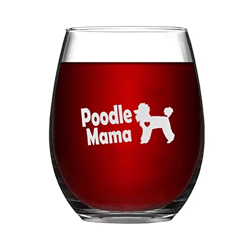 Pudel Mama lustiges Weinglas ohne Stiel, lasergraviert, Whiskeyglas, einzigartige Idee für Ihn, sie, Mutter, Ehefrau, Chef, Schwester, BFF, Geburtstagsgeschenke für Kollegen, 425 ml Pudel Mama lustiges Weinglas ohne Stiel, lasergraviert, Whiskeyglas, einzigartige Idee für Ihn, sie, Mutter, Ehefrau, Chef, Schwester, BFF, Geburtstagsgeschenke für Kollegen, 425 ml von BYRON HOYLE
