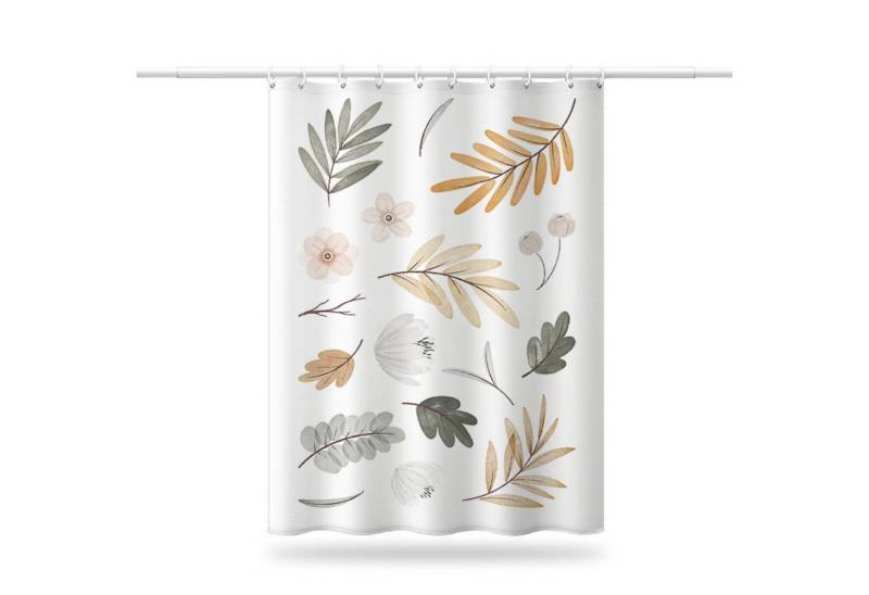 BYSURE Duschvorhang Breite 150 cm (1-tlg), Duschvorhang Wasserdicht Polyester Stoff Waschbar von BYSURE