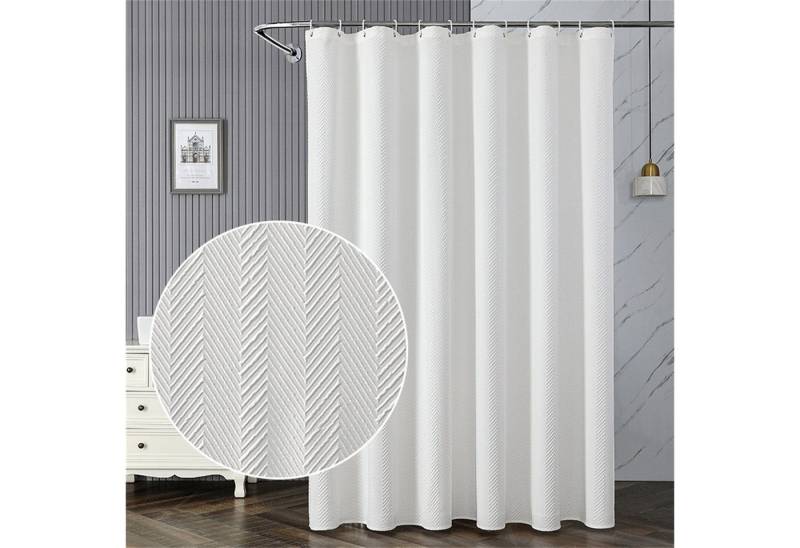 BYSURE Duschvorhang Breite 180 cm (1-tlg), Verbundschaum-Polyester-Duschvorhang von BYSURE