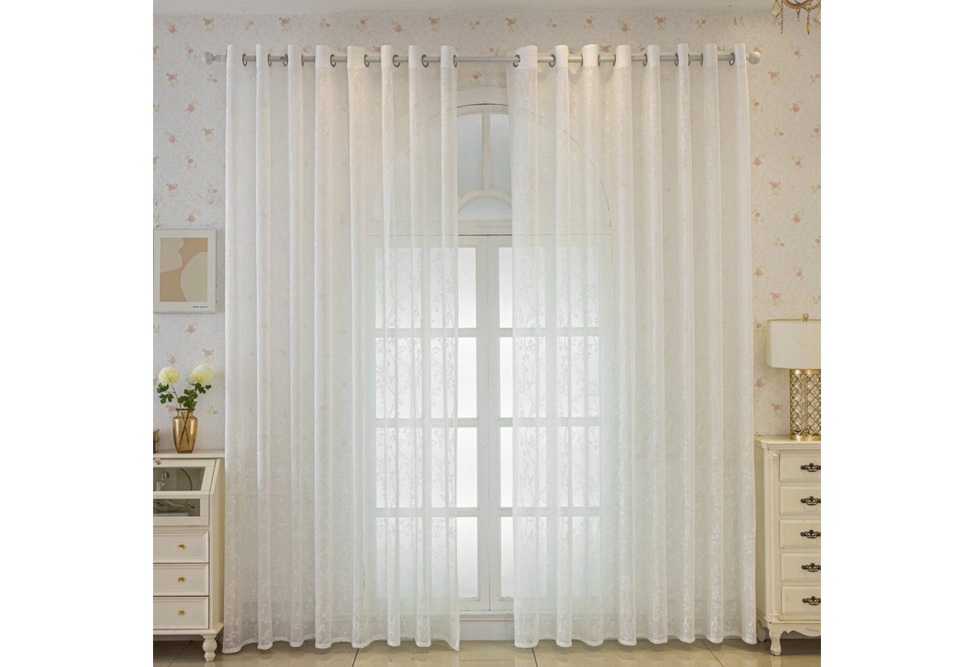 BYSURE Gardine (2 St), Moderner, schlichter Fensterschirm von BYSURE