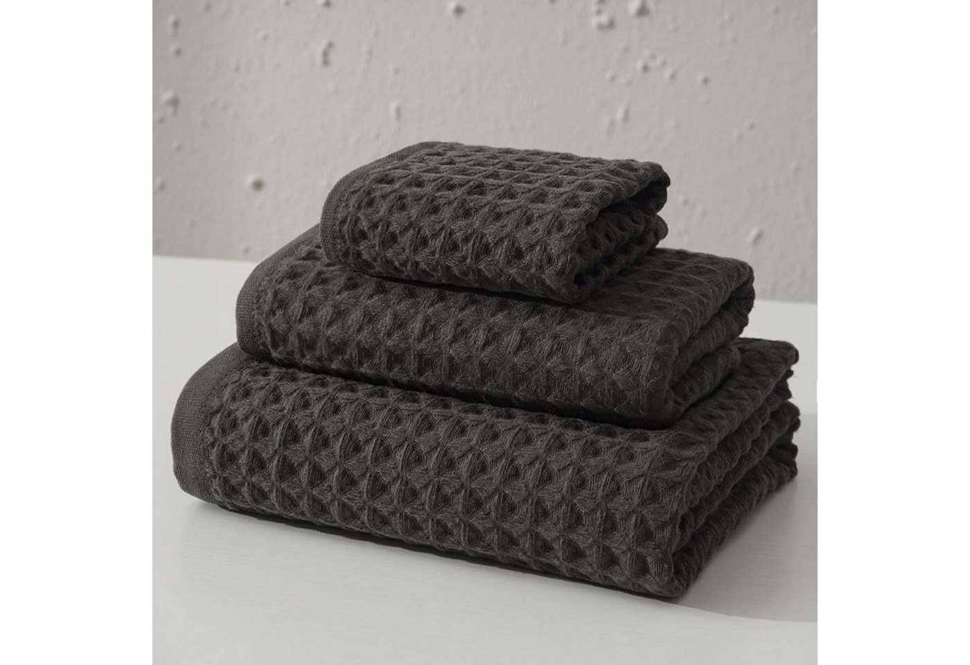 BYSURE Handtuch NF12WH00590, (4-St), Waffeltuch Aus Reiner Baumwolle Langstapelige Baumwolle von BYSURE