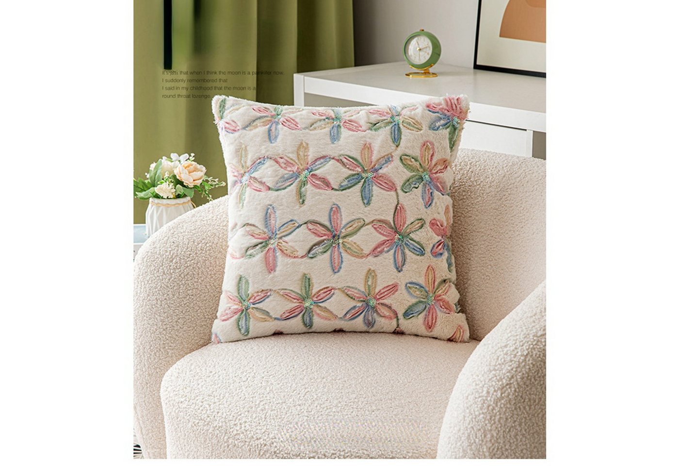 BYSURE Kissenbezüge, (1 Stück), Dekorative Dekokissen Flauschig von BYSURE