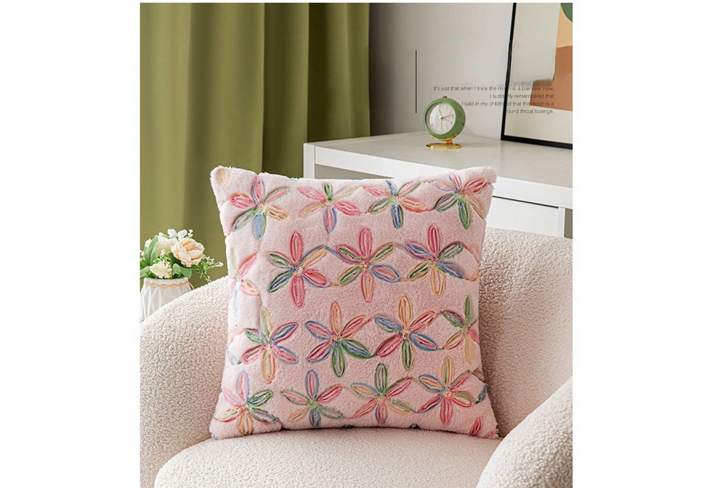 BYSURE Kissenbezüge, (1 Stück), Dekorative Dekokissen Flauschig von BYSURE