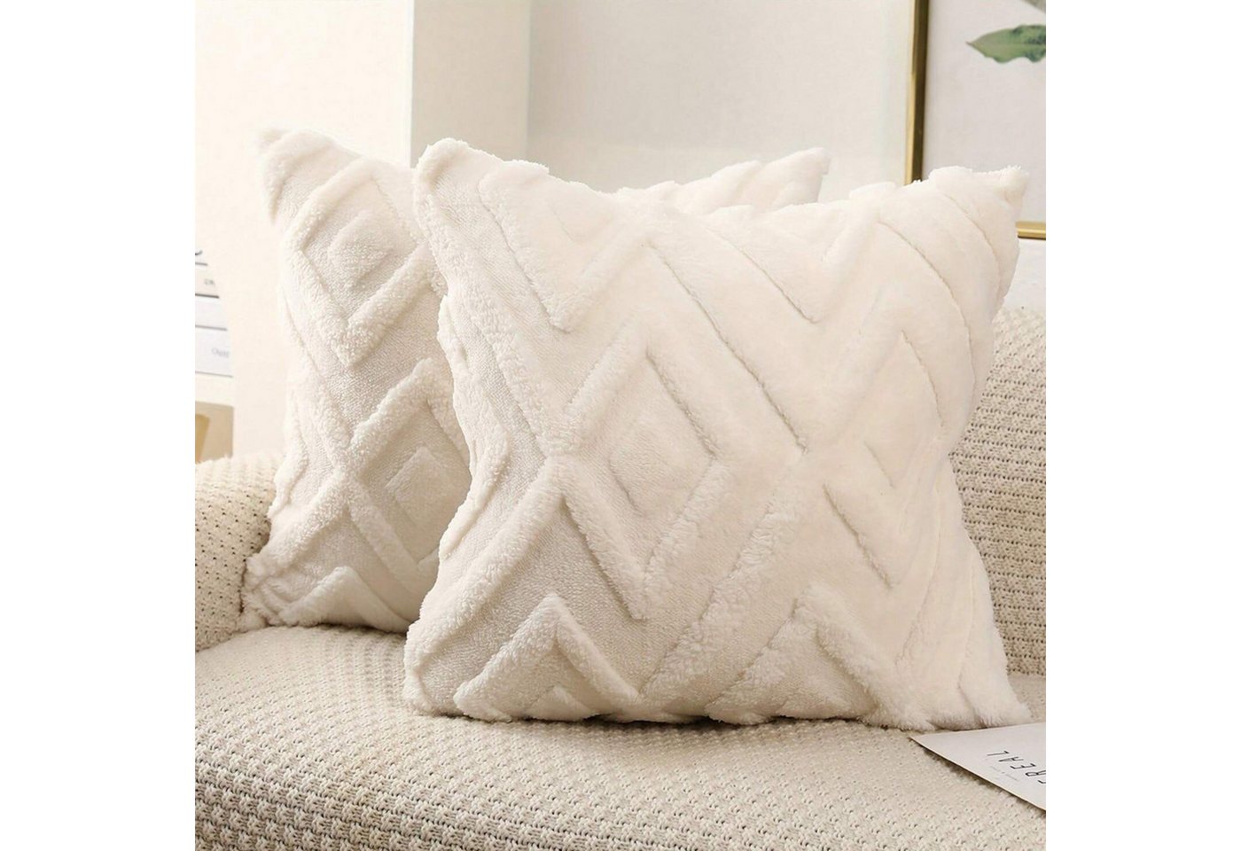 BYSURE Kissenbezüge, (2 Stück), 2er Set Kissenbezug Zierkissen Kissenbezüge von BYSURE