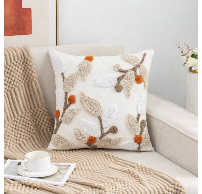 BYSURE Kissenbezüge, (2 Stück), Leinen Kissenhüllen für Deko Weihnachten von BYSURE