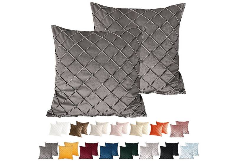 BYSURE Kissenbezüge, (2 Stück), Matelasse texturierte Kissenhüllen von BYSURE