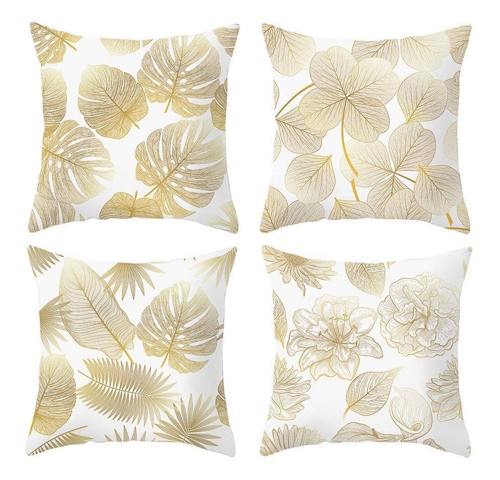 BYSURE Kissenbezüge, (4 Stück), Deko Kissenhülle für Sofa Schlafzimmer von BYSURE