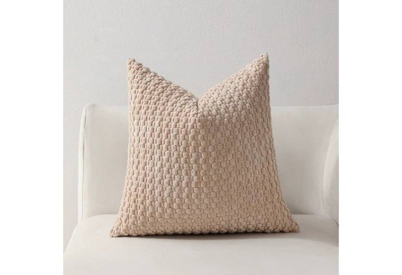 BYSURE Kissenbezüge NF16WH00158, (2 Stück), Kordsamt Kissenhülle Dekokissen Zierkissenbezug Wohnzimmer von BYSURE