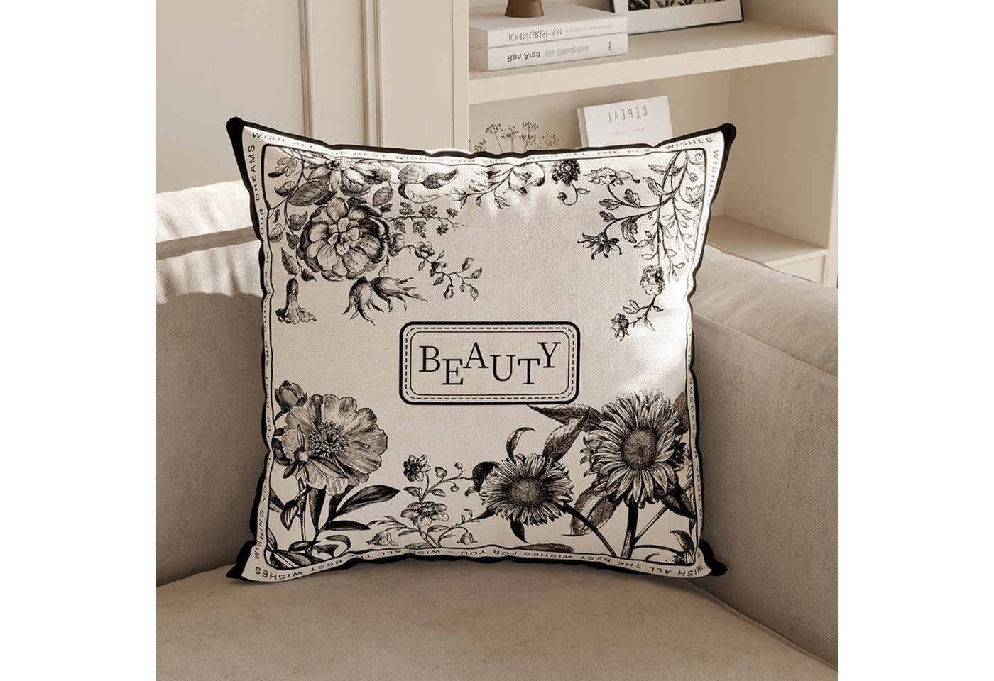 BYSURE Kissenbezug, (2 Stück), Sofakissen Wohnzimmer Kissenbezug von BYSURE