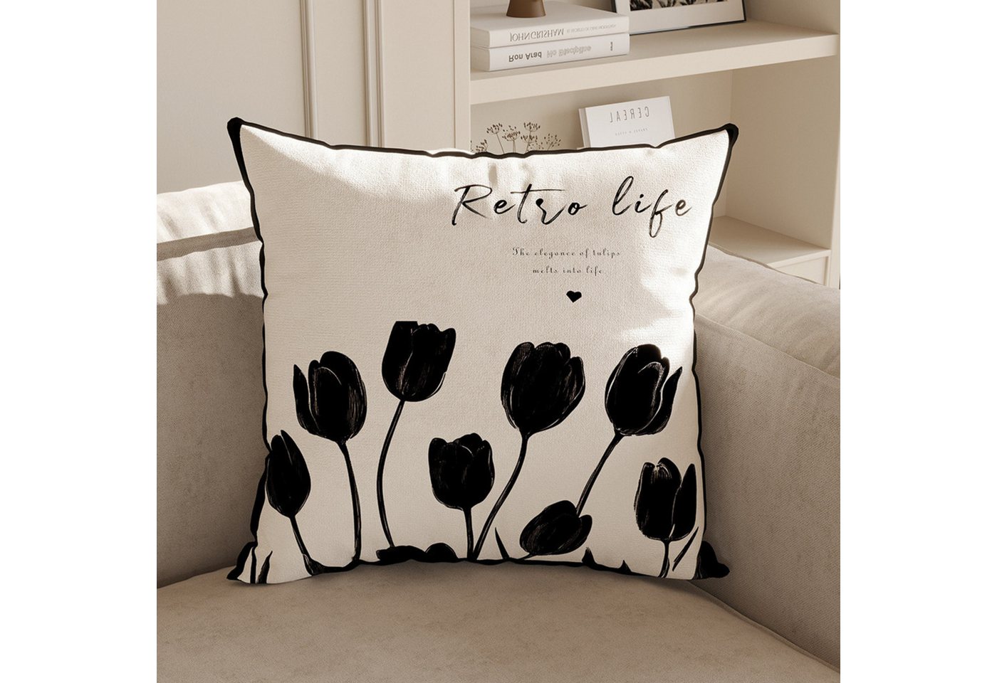 BYSURE Kissenbezug, (2 Stück), Sofakissen Wohnzimmer Kissenbezug von BYSURE