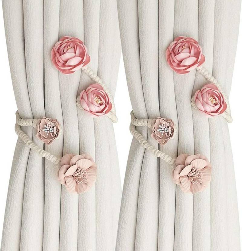 BYSURE Raffhalter, (2-tlg), Blumenvorhang-Raffhalter von BYSURE