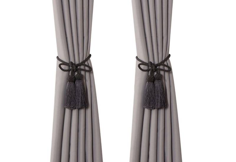 BYSURE Raffhalter, (2-tlg), Vorhang Seil Quaste Raffhalter für Home Fenster Deko von BYSURE