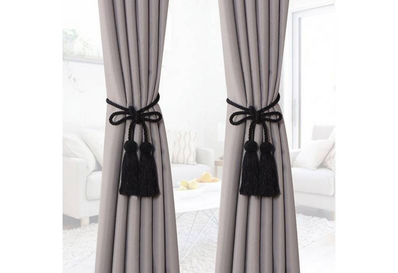 BYSURE Raffhalter, (2-tlg), Vorhang Seil Quaste Raffhalter für Home Fenster Deko von BYSURE