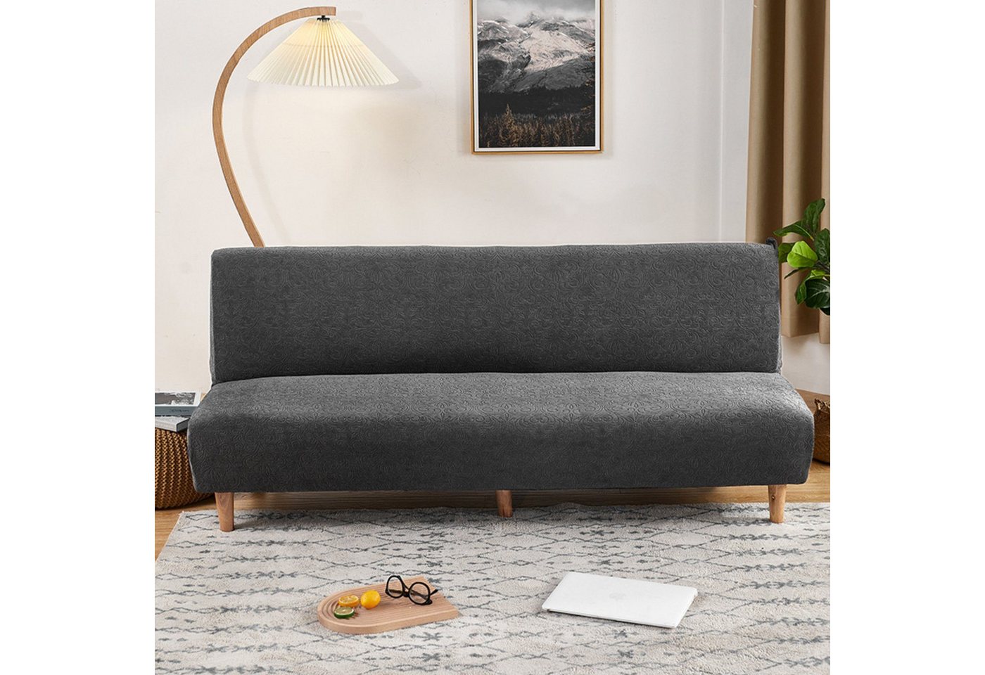 BYSURE Sofabezug, Ahornblatt-Jacquardmuster Armloser Sofa- Schonbezug BYSURE Sofabezug, Ahornblatt-Jacquardmuster Armloser Sofa- Schonbezug von BYSURE