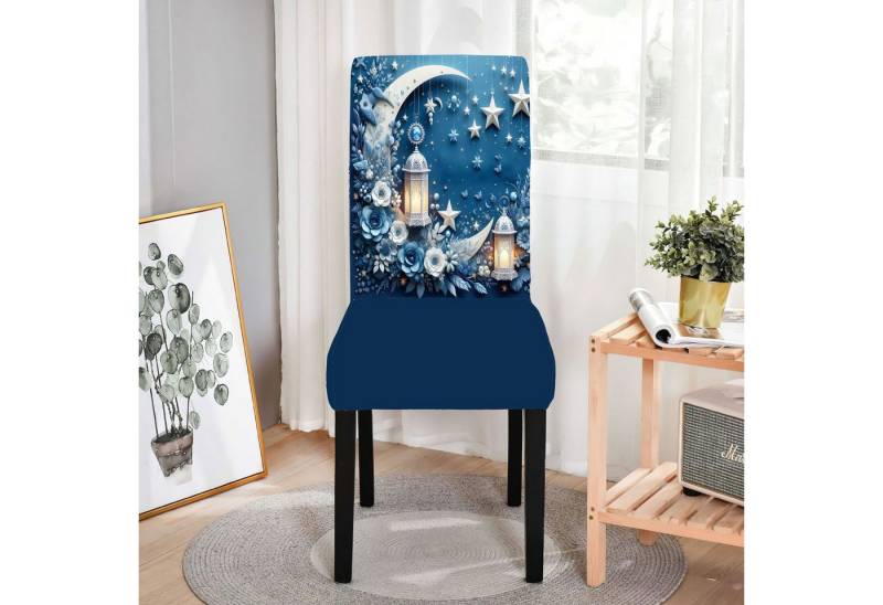 BYSURE Stuhlbezug, 2/4/6-teiliges Set elastischer bedruckter Stuhlhussen BYSURE Stuhlbezug, 2/4/6-teiliges Set elastischer bedruckter Stuhlhussen von BYSURE