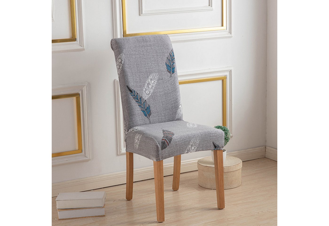 BYSURE Stuhlbezug, Bedruckter Stretch-Stuhlbezug BYSURE Stuhlbezug, Bedruckter Stretch-Stuhlbezug von BYSURE