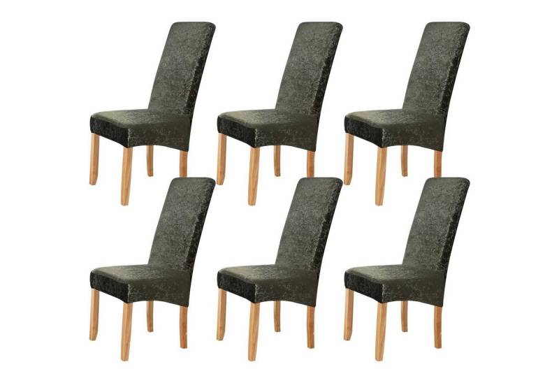 BYSURE Stuhlhusse, 2er 4er 6er Set Moderne Stuhlbezug Waschbar Spannbezug von BYSURE