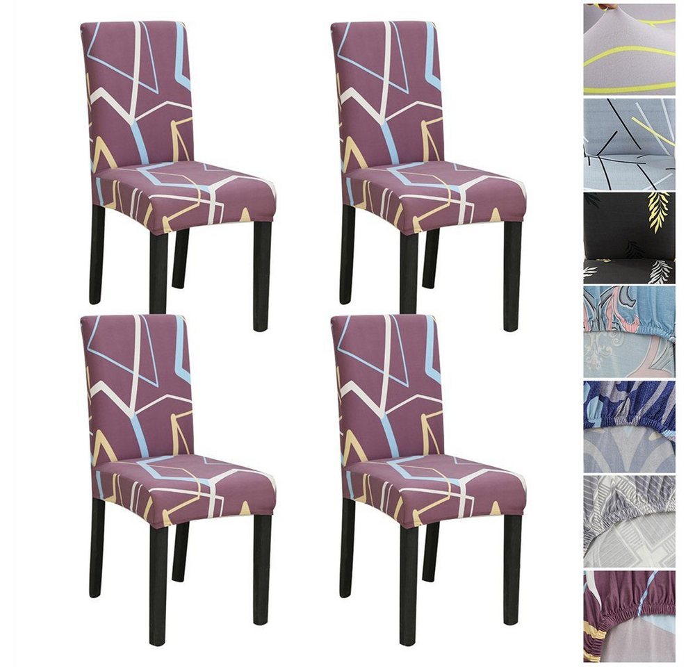 BYSURE Stuhlhusse, 2er 4er 6er Set Stühle Schutz Dekoration Stuhlbezug BYSURE Stuhlhusse, 2er 4er 6er Set Stühle Schutz Dekoration Stuhlbezug von BYSURE