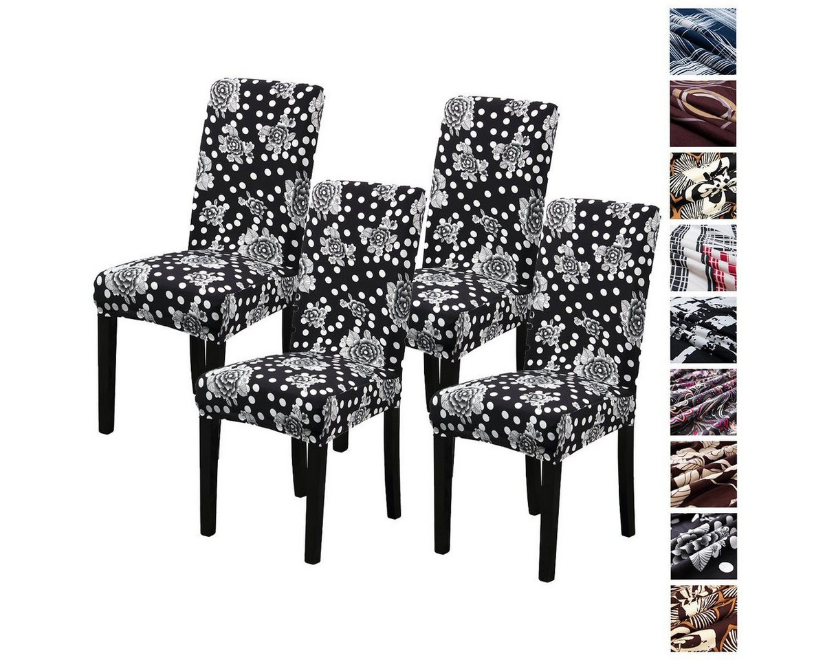 BYSURE Stuhlhusse, 2er 4er 6er Set Stuhlbezug für Hochzeit Partys von BYSURE