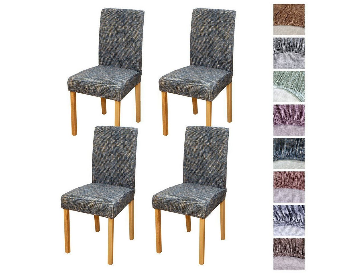 BYSURE Stuhlhusse, 2er 4er 6er Set Stuhlbezug für Stuhl Esszimmer von BYSURE