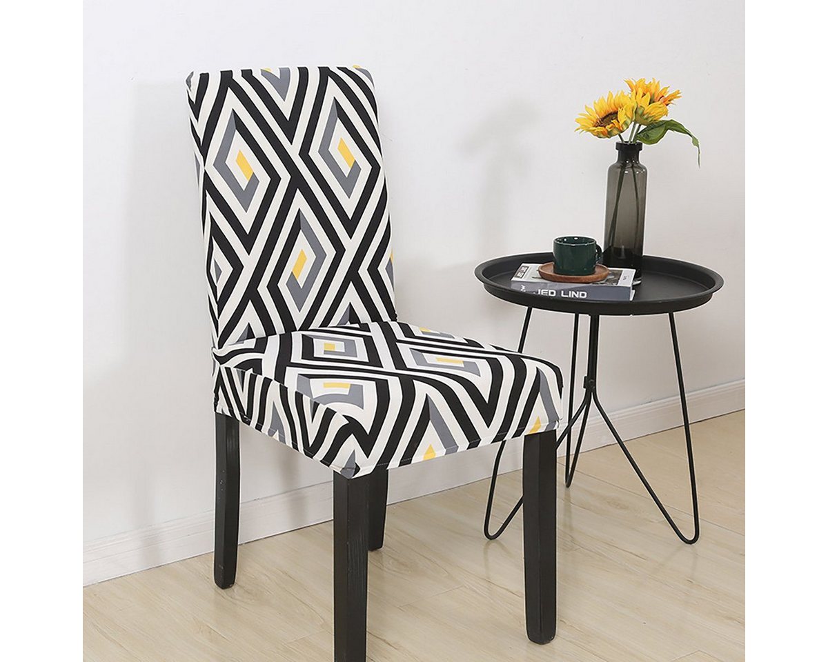 BYSURE Stuhlhusse, 2er 4er 6er Set Waschbarer Stuhlbezug von BYSURE