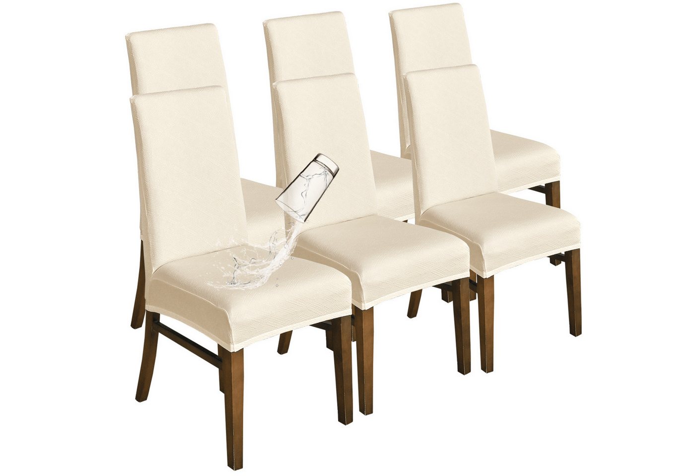 BYSURE Stuhlhusse, Abnehmbare Waschbar Stuhlbezug BYSURE Stuhlhusse, Abnehmbare Waschbar Stuhlbezug von BYSURE