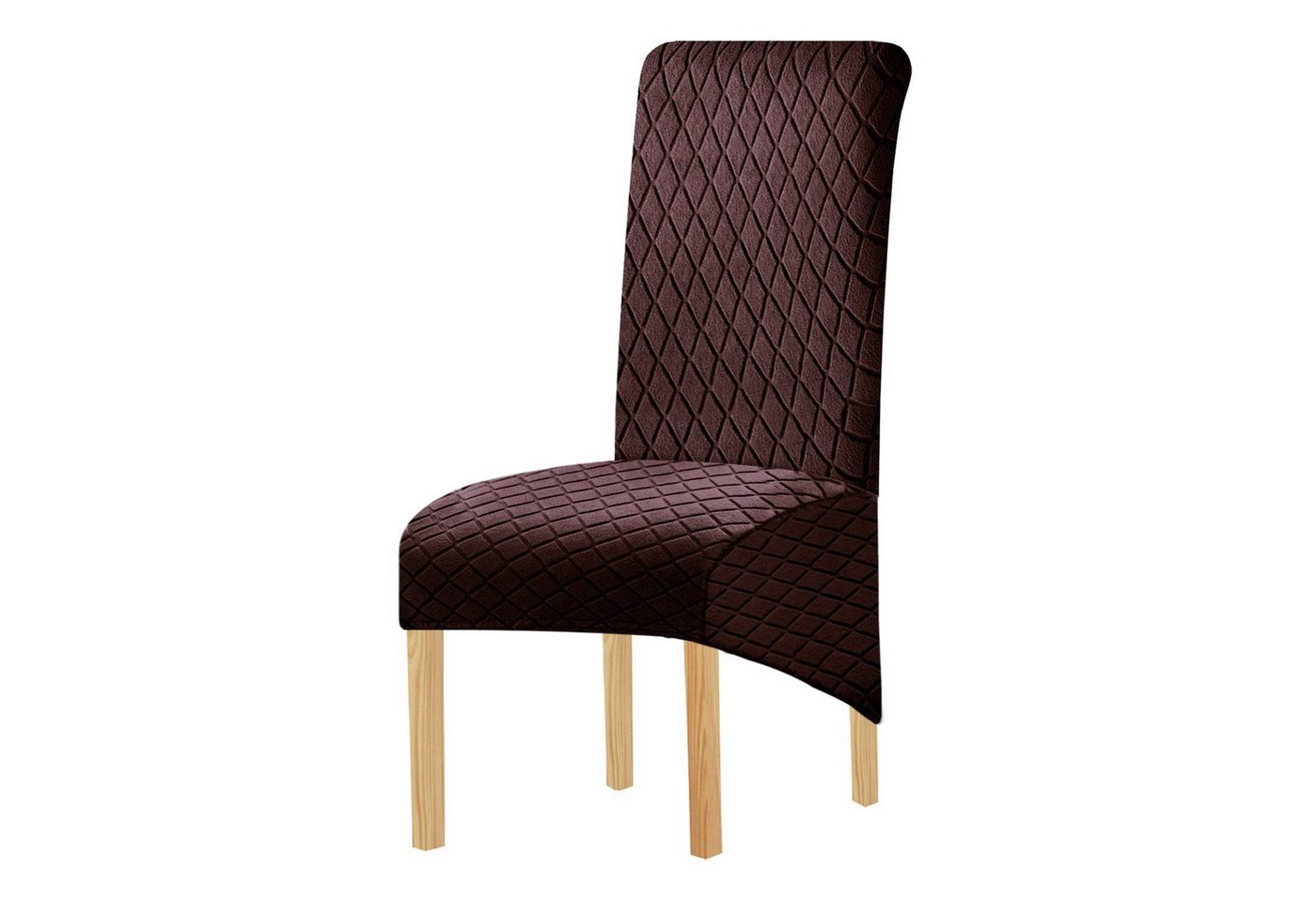 BYSURE Stuhlhusse, Antifouling, Diamant-Jacquard, Stretch-Bezug für Hochlehner BYSURE Stuhlhusse, Antifouling, Diamant-Jacquard, Stretch-Bezug für Hochlehner von BYSURE