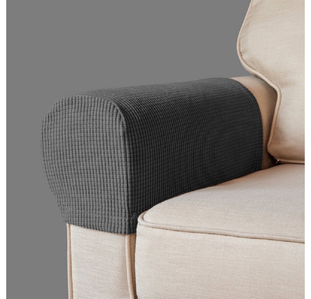 BYSURE Stuhlhusse, Elastischer Sofa-Armlehnenbezug kariert Samt-Sofa-Armlehnenschutzbezug BYSURE Stuhlhusse, Elastischer Sofa-Armlehnenbezug kariert Samt-Sofa-Armlehnenschutzbezug von BYSURE