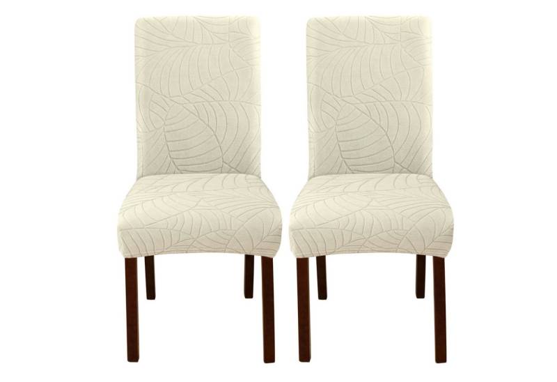 BYSURE Stuhlhusse Universal Stretch Stuhlhussen, Bestseller, Moderne Jacquard Husse, abnehmbar, Stuhlbezug für Partys von BYSURE