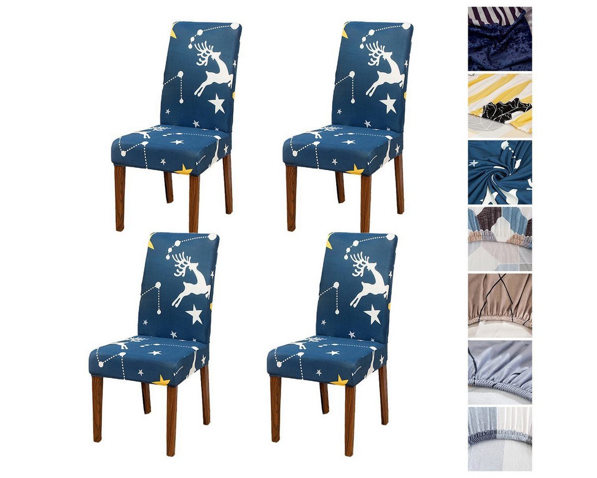 BYSURE Stuhlhusse, Stretch Stuhlhussen, 2er 4er 6er Sets Stuhlbezug BYSURE Stuhlhusse, Stretch Stuhlhussen, 2er 4er 6er Sets Stuhlbezug von BYSURE