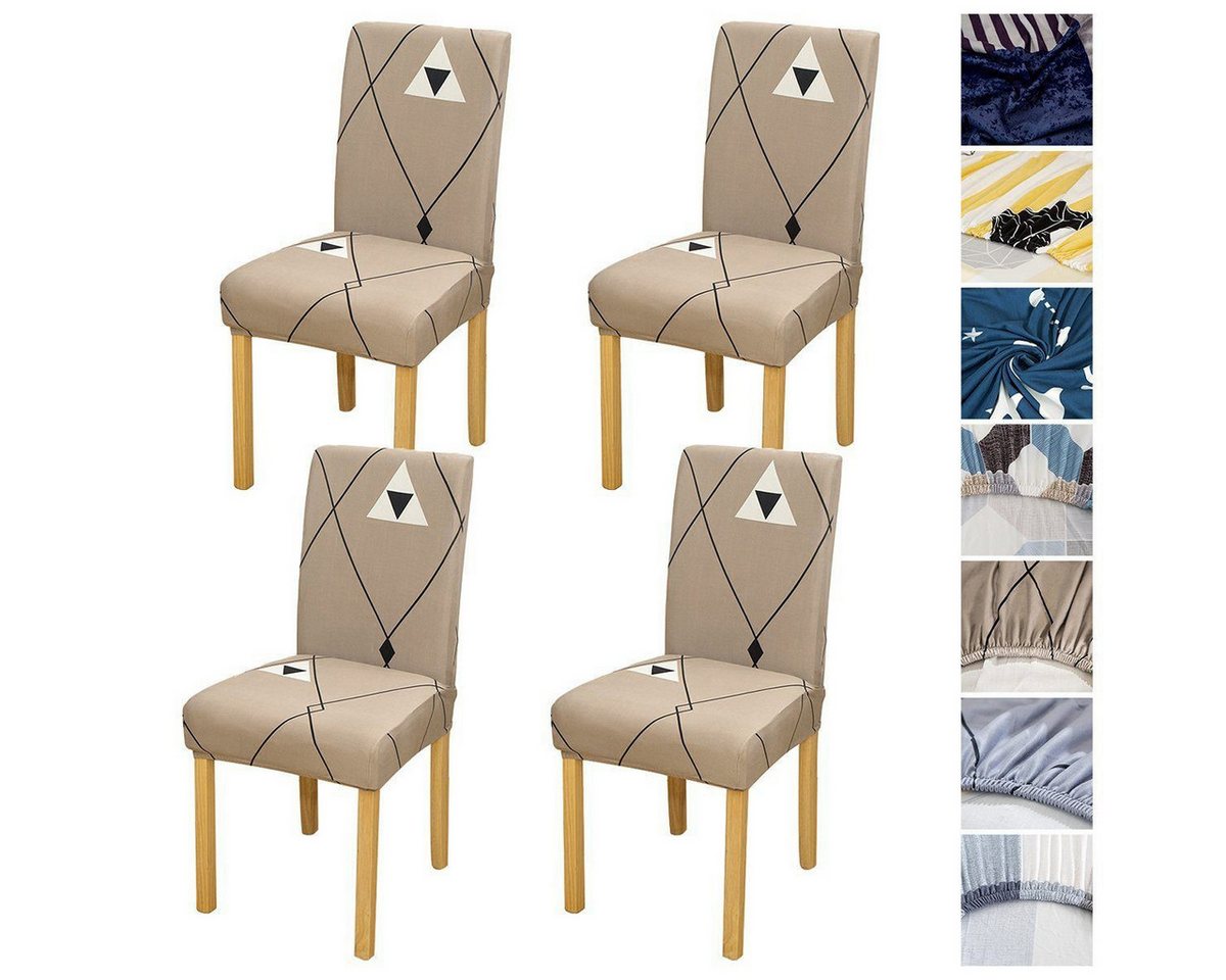 BYSURE Stuhlhusse, Stretch Stuhlhussen, 2er 4er 6er Sets Stuhlbezug BYSURE Stuhlhusse, Stretch Stuhlhussen, 2er 4er 6er Sets Stuhlbezug von BYSURE