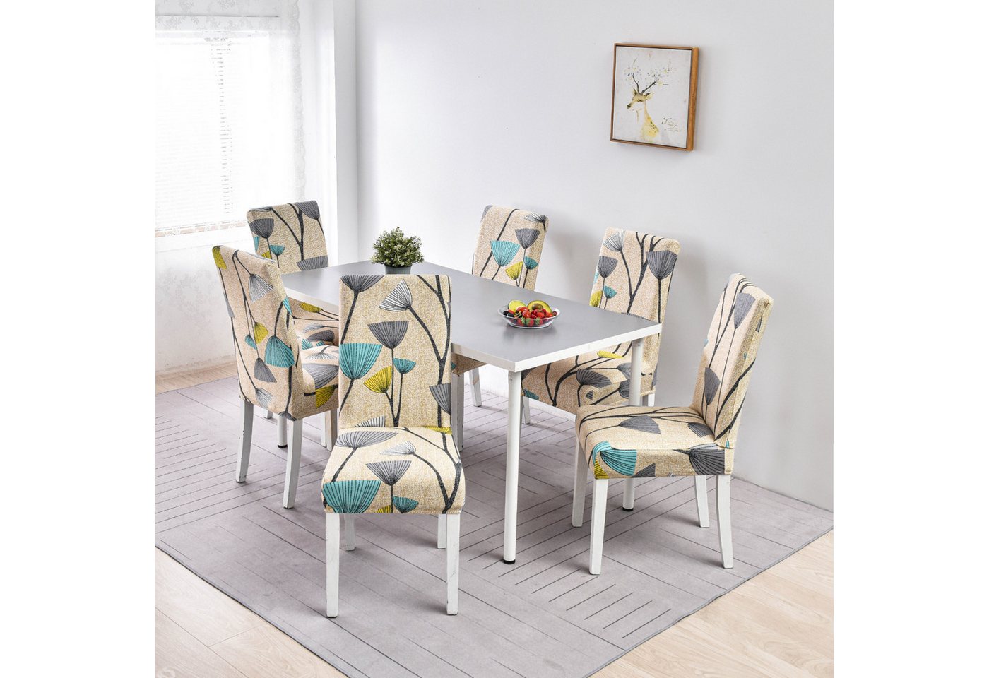 BYSURE Stuhlhusse, Stretch Stuhlhussen 2er/4er/6er Set Stuhlbezug BYSURE Stuhlhusse, Stretch Stuhlhussen 2er/4er/6er Set Stuhlbezug von BYSURE