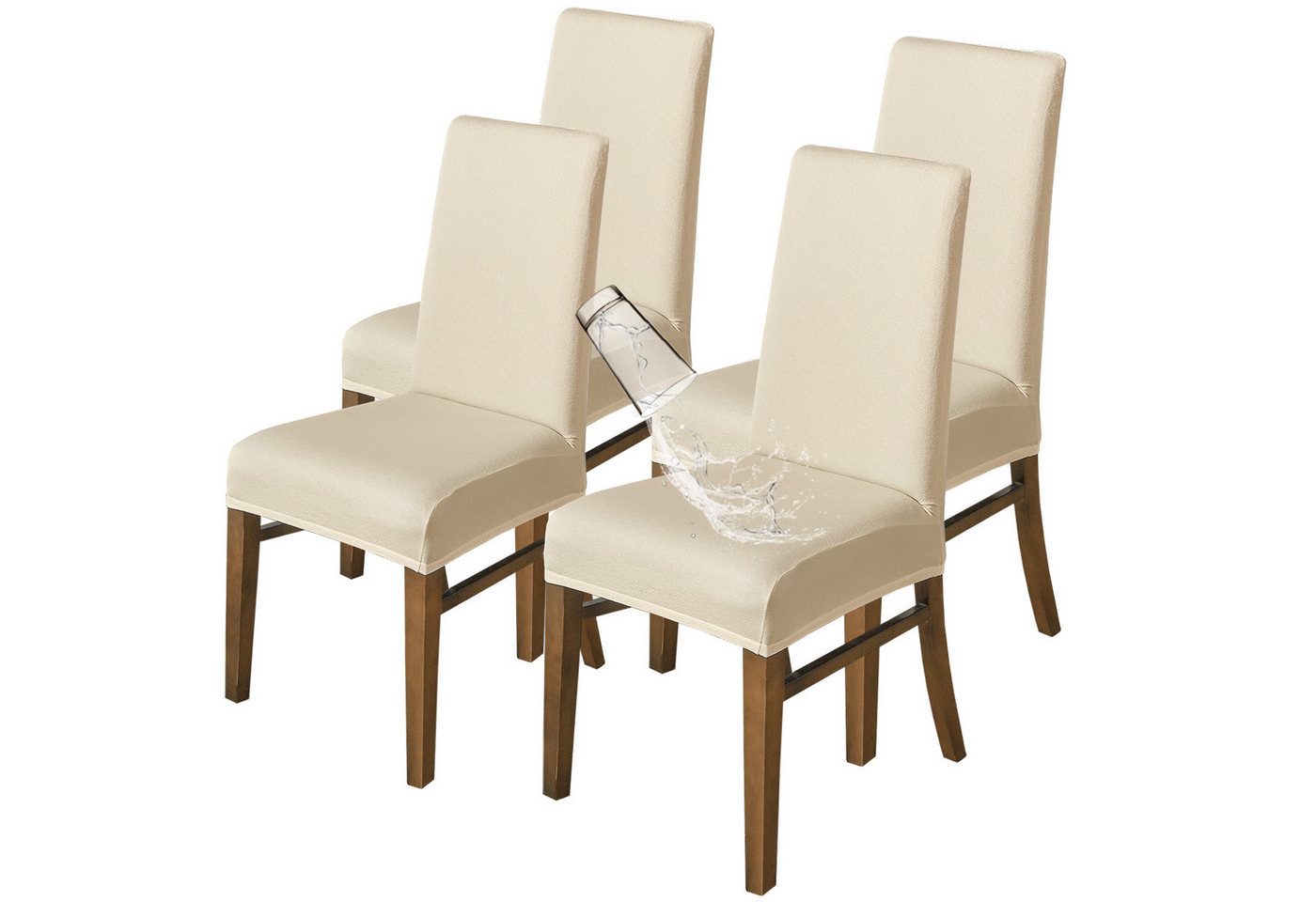 BYSURE Stuhlhusse, Stuhlbezug Hussen für Esszimmer BYSURE Stuhlhusse, Stuhlbezug Hussen für Esszimmer von BYSURE