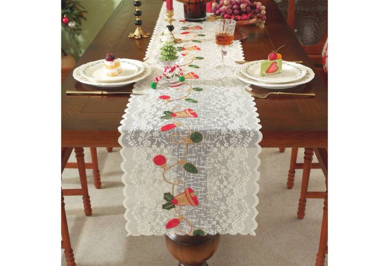BYSURE Tischläufer (1-tlg), Weihnachtstischläufer Festliche Tischdecke von BYSURE