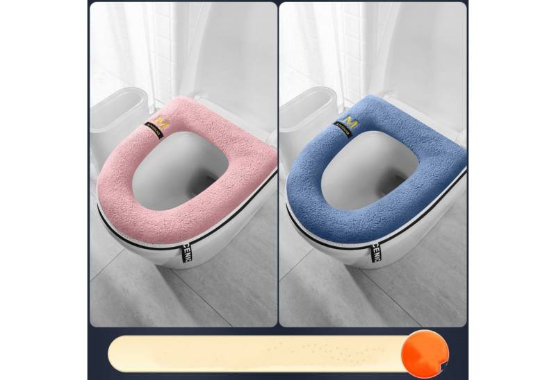 BYSURE Toilettensitzerhöhung, Toilettensitzbezug mit Griff und Reißverschluss, 2er-Set von BYSURE