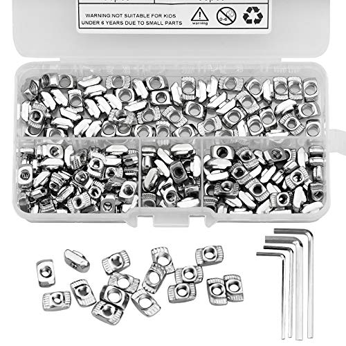 KARAA 184 Stk T nutensteine T muttern M3/M4/M5 20 Serie hammermuttern mit 4 Inbusschlüsseln Sortiment Kit KARAA 184 Stk T nutensteine T muttern M3/M4/M5 20 Serie hammermuttern mit 4 Inbusschlüsseln Sortiment Kit von KARAA