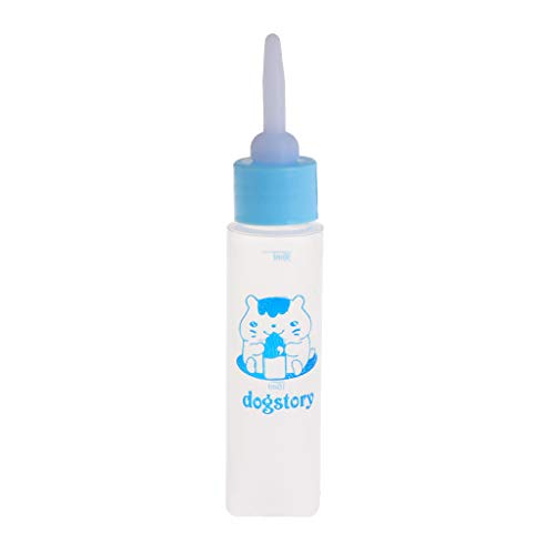 BYUTFA 30 ml Babyflasche mit transparentem, auslaufsicherem Dach, Still-Flasche, Wasser-Milch-Futterspender für Eichhörnchen, Kätzchen, Hamster von BYUTFA