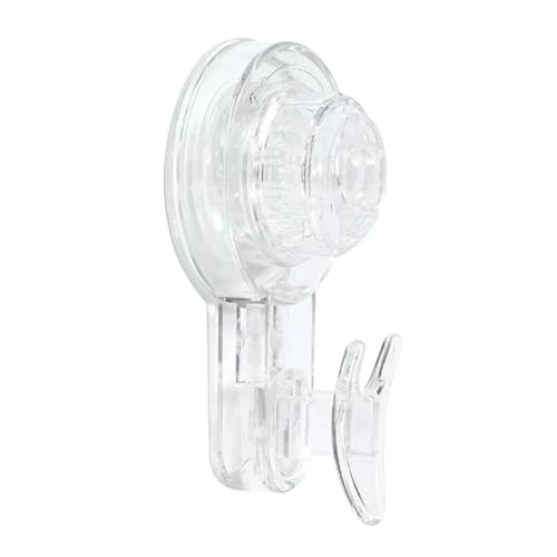 BYYLECL Haken ohne Bohren, wasserdicht, abnehmbar, drehbar, Saugnapf-Haken, wiederverwendbar, multifunktional, Saugnapf-Halterung für Badezimmer, Küche, 1 Stück BYYLECL Haken ohne Bohren, wasserdicht, abnehmbar, drehbar, Saugnapf-Haken, wiederverwendbar, multifunktional, Saugnapf-Halterung für Badezimmer, Küche, 1 Stück von BYYLECL