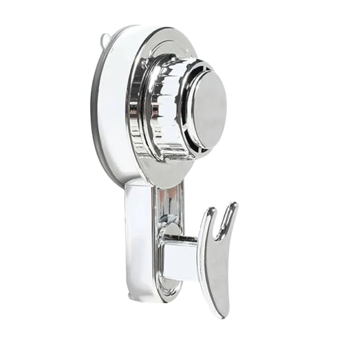 BYYLECL Haken ohne Bohren, wasserdicht, abnehmbar, drehbar, Saugnapf-Haken, wiederverwendbar, multifunktional, Saugnapf-Halterung für Badezimmer, Küche, 1 Stück BYYLECL Haken ohne Bohren, wasserdicht, abnehmbar, drehbar, Saugnapf-Haken, wiederverwendbar, multifunktional, Saugnapf-Halterung für Badezimmer, Küche, 1 Stück von BYYLECL