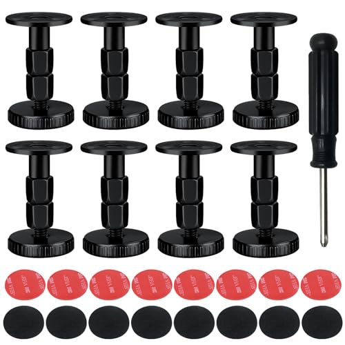 Verstellbarer Gerätefüße, 8 Stück 62-80mm Verstellbare Möbelfüße, Möbelfüße Set Mit 24 PCS Schrauben + 1 PCS Schraubendreher, Möbelfüße Verstellbar Für Betten Sofas Tische Schränke Andere Möbel von BYZESTY