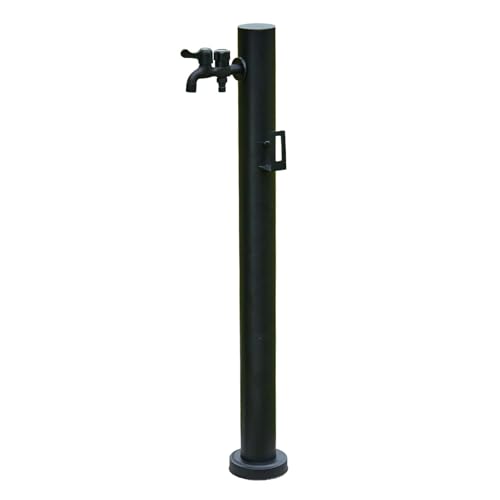 wassersäule garten Wasserhahnpfosten Aus Edelstahl For Den Außenbereich, Freistehender Schlauchhalterständer Mit Wasserhahn, Vertikale Wassersäule For Den Garten, Bodenmontierter Springbrunnen, Wasser von BYZOMU
